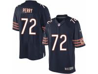 Men's Nike Chicago Bears #72 William Perry Limited Navy Blue Team Color NFL Jersey