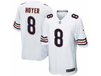 Men's Nike Chicago Bears #8 Brian Hoyer Game White NFL Jersey