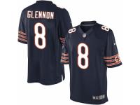 Men's Nike Chicago Bears #8 Mike Glennon Limited Navy Blue Team Color NFL Jersey