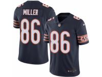 Men's Nike Chicago Bears #86 Zach Miller Limited Navy Blue Rush NFL Jersey