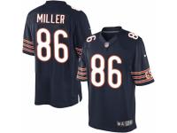 Men's Nike Chicago Bears #86 Zach Miller Limited Navy Blue Team Color NFL Jersey