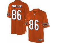 Men's Nike Chicago Bears #86 Zach Miller Limited Orange Alternate NFL Jersey