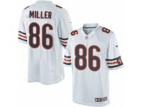 Men's Nike Chicago Bears #86 Zach Miller Limited White NFL Jersey
