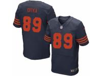 Men's Nike Chicago Bears #89 Mike Ditka Elite Navy Blue 1940s Throwback Alternate NFL Jersey