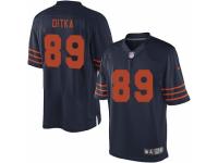 Men's Nike Chicago Bears #89 Mike Ditka Limited Navy Blue 1940s Throwback Alternate NFL Jersey