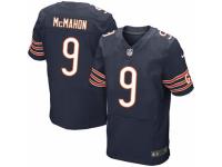 Men's Nike Chicago Bears #9 Jim McMahon Elite Navy Blue Team Color NFL Jersey