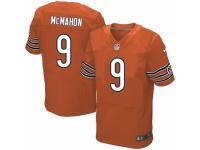 Men's Nike Chicago Bears #9 Jim McMahon Elite Orange Alternate NFL Jersey
