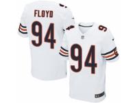 Men's Nike Chicago Bears #94 Leonard Floyd Elite White NFL Jersey