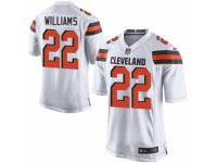 Men's Nike Cleveland Browns #22 Tramon Williams Limited White NFL Jersey