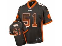 Men's Nike Cleveland Browns #51 Barkevious Mingo Limited Brown Drift Fashion NFL Jersey