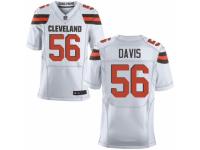 Men's Nike Cleveland Browns #56 DeMario Davis Elite White NFL Jersey