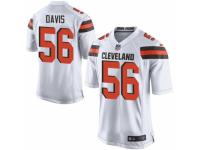 Men's Nike Cleveland Browns #56 DeMario Davis Game White NFL Jersey