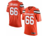 Men's Nike Cleveland Browns #66 Spencer Drango Limited Orange Alternate NFL Jersey