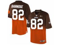 Men's Nike Cleveland Browns #82 Gary Barnidge Limited Brown Orange Fadeaway NFL Jersey