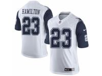 Men's Nike Dallas Cowboys #23 Jakar Hamilton Limited White Rush NFL Jersey