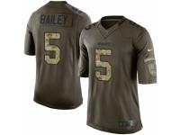 Men's Nike Dallas Cowboys #5 Dan Bailey Limited Green Salute to Service NFL Jersey