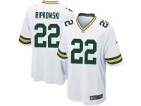 Men's Nike Green Bay Packers #22 Aaron Ripkowski Game White NFL Jersey