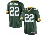 Men's Nike Green Bay Packers #22 Aaron Ripkowski Limited Green Team Color NFL Jersey