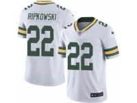 Men's Nike Green Bay Packers #22 Aaron Ripkowski Limited White Rush NFL Jersey