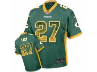 Men's Nike Green Bay Packers #27 Eddie Lacy Limited Green Drift Fashion NFL Jersey