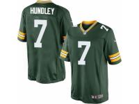 Men's Nike Green Bay Packers #7 Brett Hundley Limited Green Team Color NFL Jersey