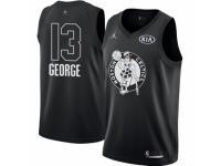 Men's Nike Jordan Oklahoma City Thunder #13 Paul George Swingman Black 2018 All-Star Game NBA Jersey