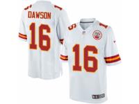 Men's Nike Kansas City Chiefs #16 Len Dawson Limited White NFL Jersey