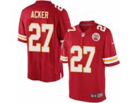 Men's Nike Kansas City Chiefs #27 Kenneth Acker Limited Red Team Color NFL Jersey