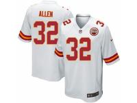 Men's Nike Kansas City Chiefs #32 Marcus Allen Game White NFL Jersey