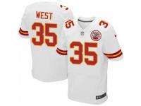Men's Nike Kansas City Chiefs #35 Charcandrick West Elite White NFL Jersey