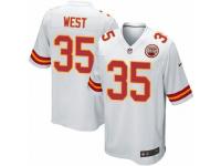 Men's Nike Kansas City Chiefs #35 Charcandrick West Game White NFL Jersey