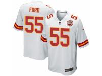 Men's Nike Kansas City Chiefs #55 Dee Ford Game White NFL Jersey