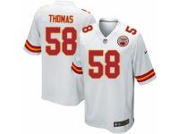 Men's Nike Kansas City Chiefs #58 Derrick Thomas Game White NFL Jersey