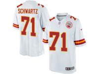 Men's Nike Kansas City Chiefs #71 Mitchell Schwartz Limited White NFL Jersey