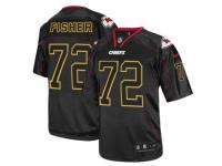 Men's Nike Kansas City Chiefs #72 Eric Fisher Limited Lights Out Black NFL Jersey