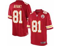 Men's Nike Kansas City Chiefs #81 Jason Avant Game Red Team Color NFL Jersey