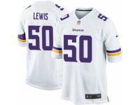 Men's Nike Minnesota Vikings #50 Travis Lewis Game White NFL Jersey