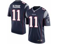 Men's Nike New England Patriots #11 Drew Bledsoe Limited Navy Blue Team Color NFL Jersey