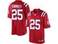 Men's Nike New England Patriots 25 Bishop Sankey Limited Red Alternate NFL Jersey