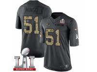 Men's Nike New England Patriots #51 Barkevious Mingo Limited Black 2016 Salute to Service Super Bowl LI 51 NFL Jersey