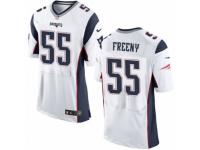 Men's Nike New England Patriots #55 Jonathan Freeny Elite White NFL Jersey