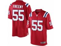 Men's Nike New England Patriots #55 Jonathan Freeny Limited Red Alternate NFL Jersey