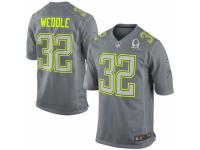 Men's Nike San Diego Chargers #32 Eric Weddle Limited Grey 2014 Pro Bowl NFL Jersey