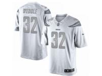Men's Nike San Diego Chargers #32 Eric Weddle Limited White Platinum NFL Jersey