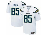 Men's Nike San Diego Chargers #85 Antonio Gates Elite White NFL Jersey