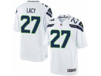 Men's Nike Seattle Seahawks #27 Eddie Lacy Limited White NFL Jersey
