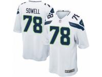 Men's Nike Seattle Seahawks #78 Bradley Sowell Game White NFL Jersey