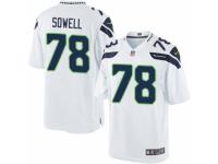 Men's Nike Seattle Seahawks #78 Bradley Sowell Limited White NFL Jersey