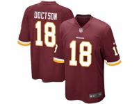 Men's Nike Washington Redskins #18 Josh Doctson Game Burgundy Red Team Color NFL Jersey
