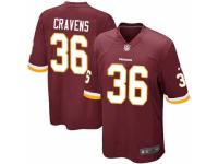 Men's Nike Washington Redskins #36 Su'a Cravens Game Burgundy Red Team Color NFL Jersey